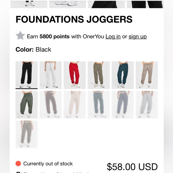 Oner Active Black Foundation Joggers (M) - Picture 13 of 13
